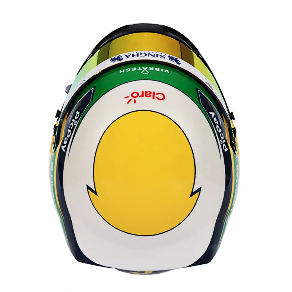Bell HP77 Gabriel Bortoleto 1:2 Scale F1 Mini Helmet for Kick Sauber 2025 F1 Season - Image 6