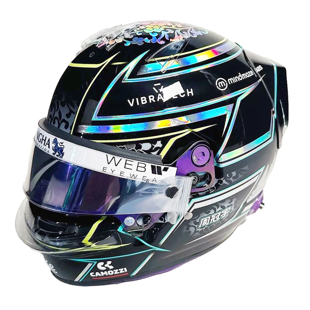 Bell HP77 Guanyu Zhou 1:2 Scale F1 Mini Helmet, Kick Sauber 2024 F1 Season - Image 2