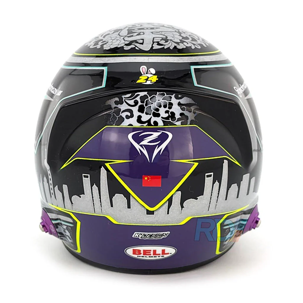 Bell HP77 Guanyu Zhou 1:2 Scale F1 Mini Helmet, Kick Sauber 2024 F1 Season - Image 3