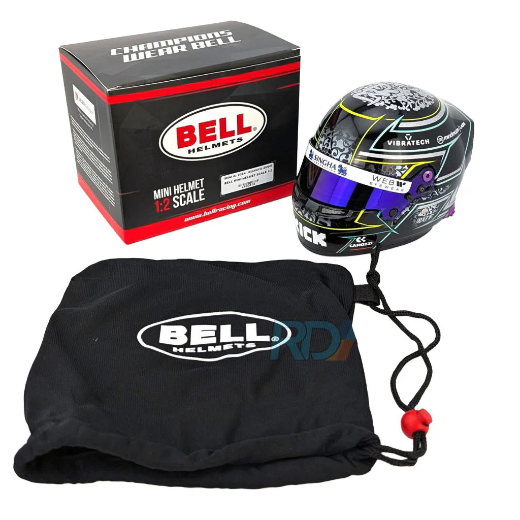 Bell HP77 Guanyu Zhou 1:2 Scale F1 Mini Helmet, Kick Sauber 2024 F1 Season - Image 8