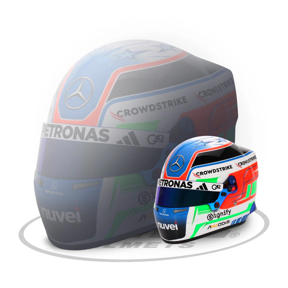 Bell HP77 Kimi Antonelli 1:2 Scale F1 Mini Helmet for 2025 F1 Season - Image 6