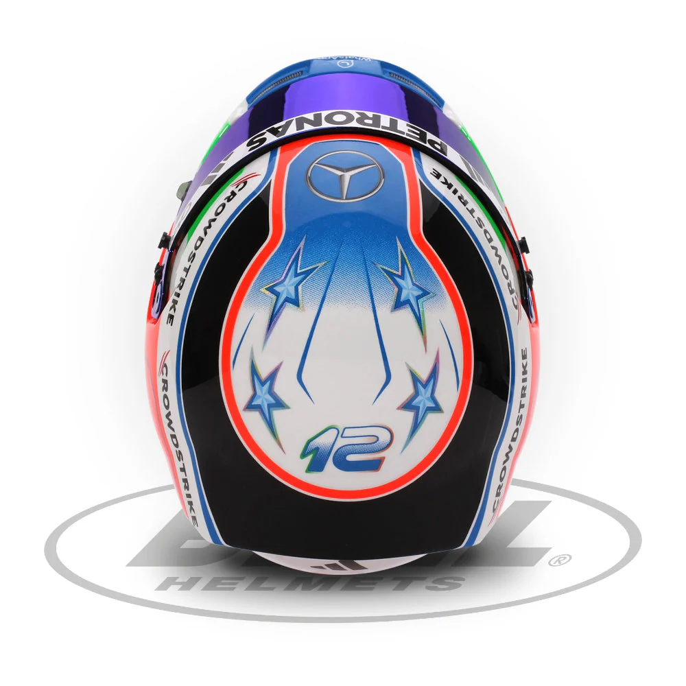 Bell HP77 Kimi Antonelli 1:2 Scale F1 Mini Helmet for 2025 F1 Season - Image 7