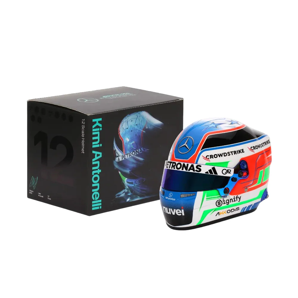 Bell HP77 Kimi Antonelli 1:2 Scale F1 Mini Helmet for 2025 F1 Season - Image 8