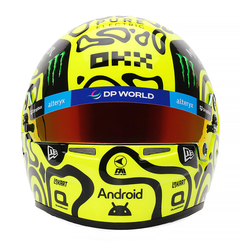 Bell HP77 Lando Norris 1:2 Scale F1 Mini Helmet, McLaren 2024 F1 Season - Image 2