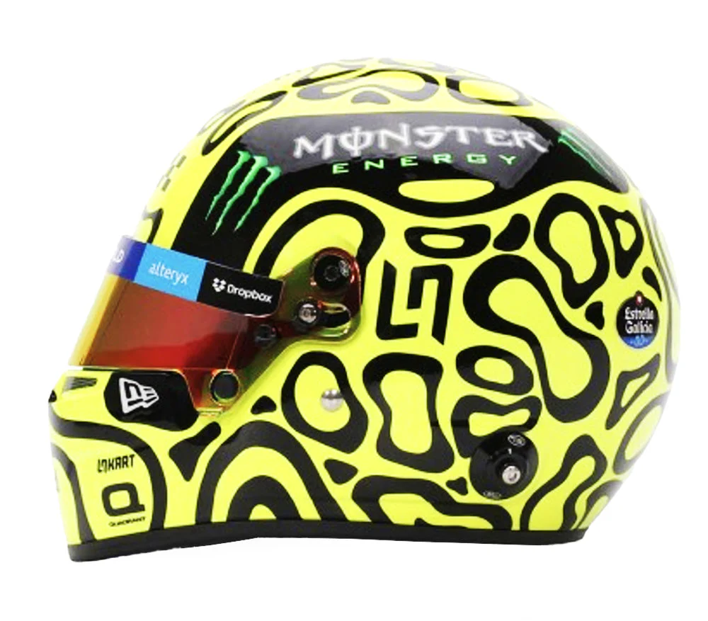Bell HP77 Lando Norris 1:2 Scale F1 Mini Helmet, McLaren 2024 F1 Season - Image 6