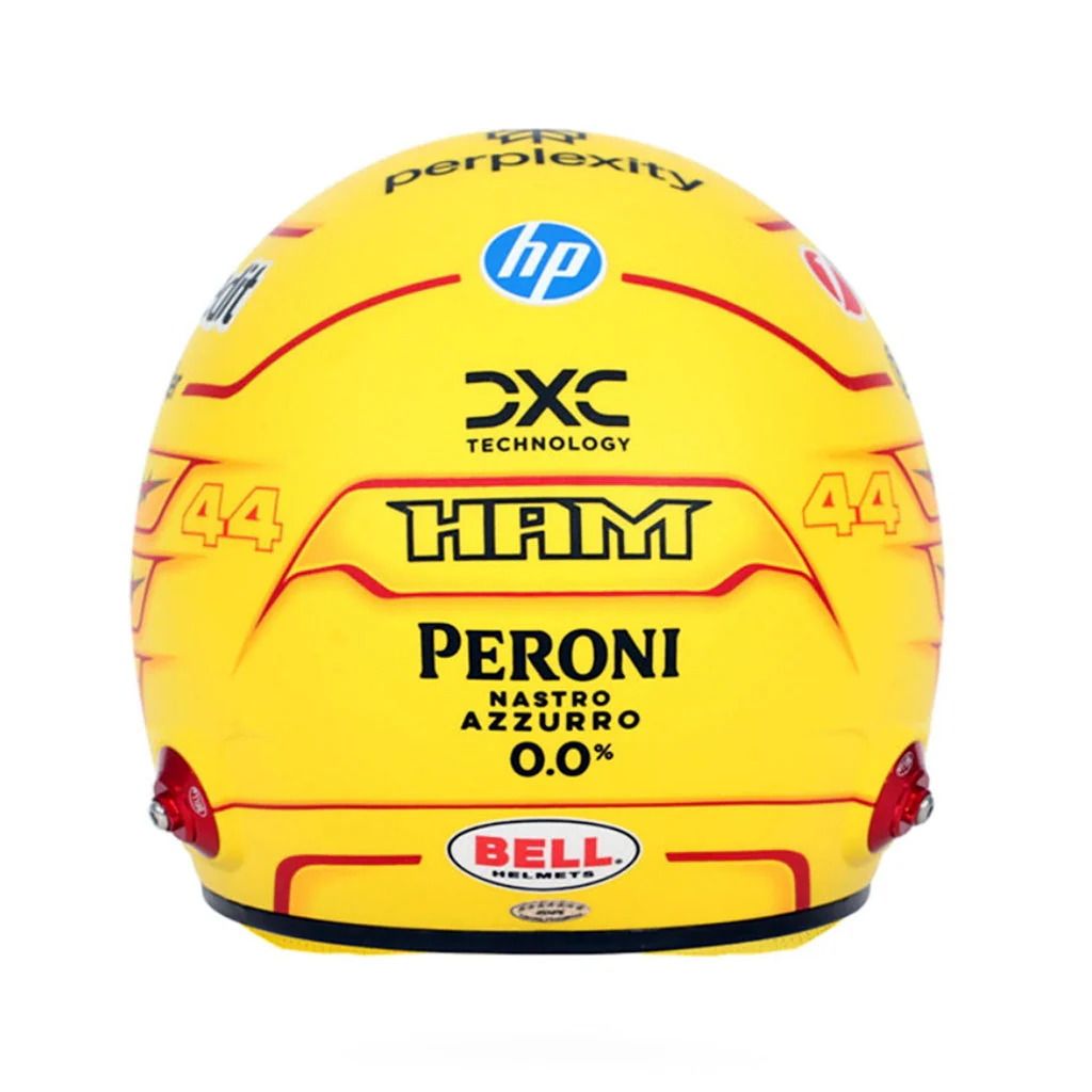 Bell HP77 1:2 Scale Lewis Hamilton Mini Helmet - Image 3