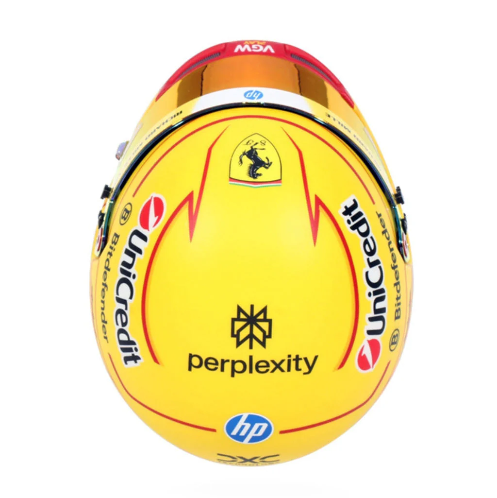 Bell HP77 1:2 Scale Lewis Hamilton Mini Helmet - Image 4