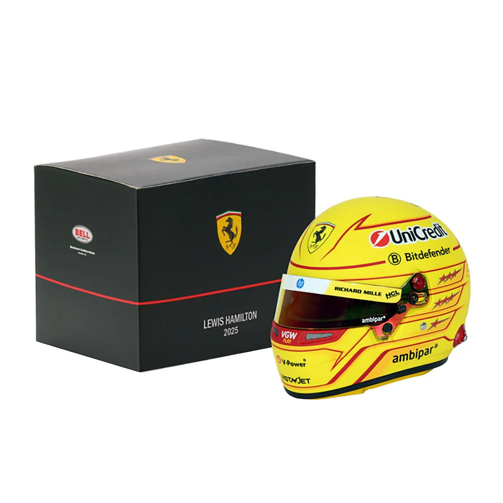 Bell HP77 1:2 Scale Lewis Hamilton Mini Helmet - Image 5