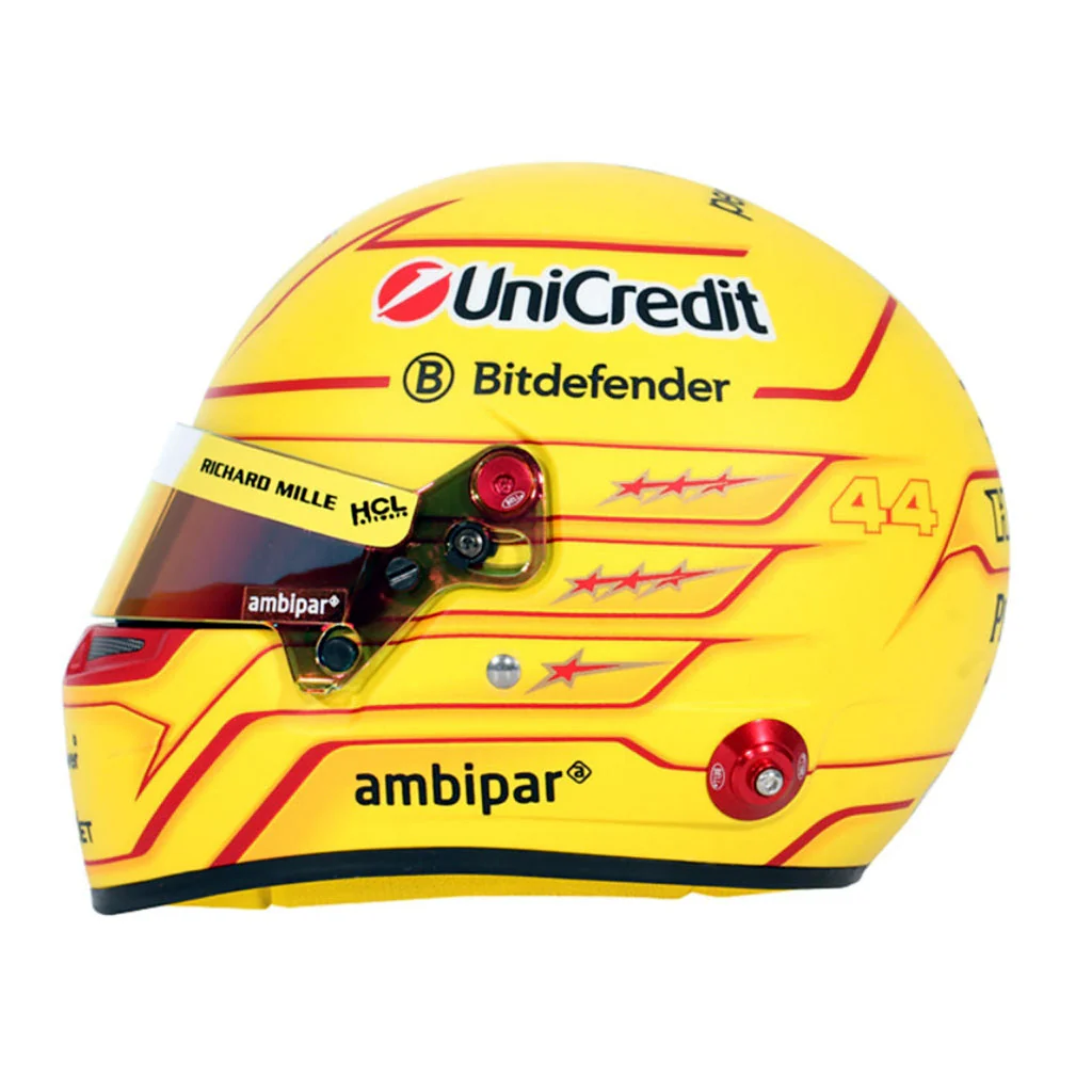 Bell HP77 1:2 Scale Lewis Hamilton Mini Helmet - Image 6