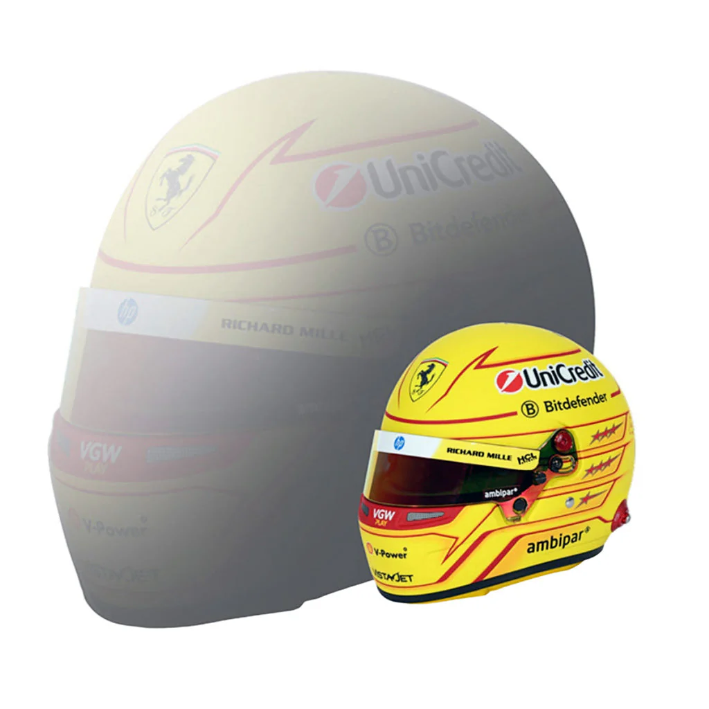 Bell HP77 1:2 Scale Lewis Hamilton Mini Helmet - Image 8