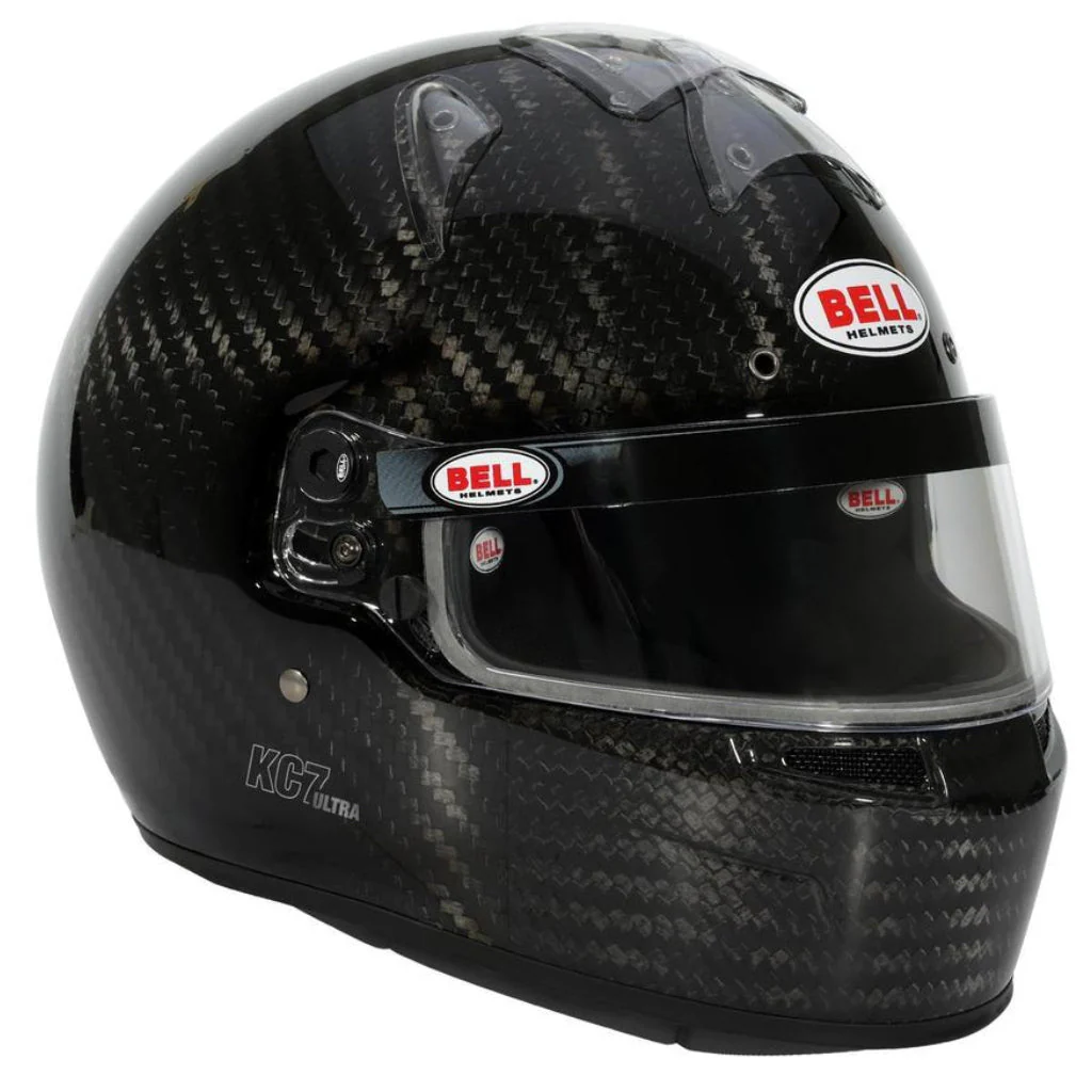 Bell KC7 CMR Carbon Fiber Karting Helmet - Snell-FIA CMR-2016 - Image 2
