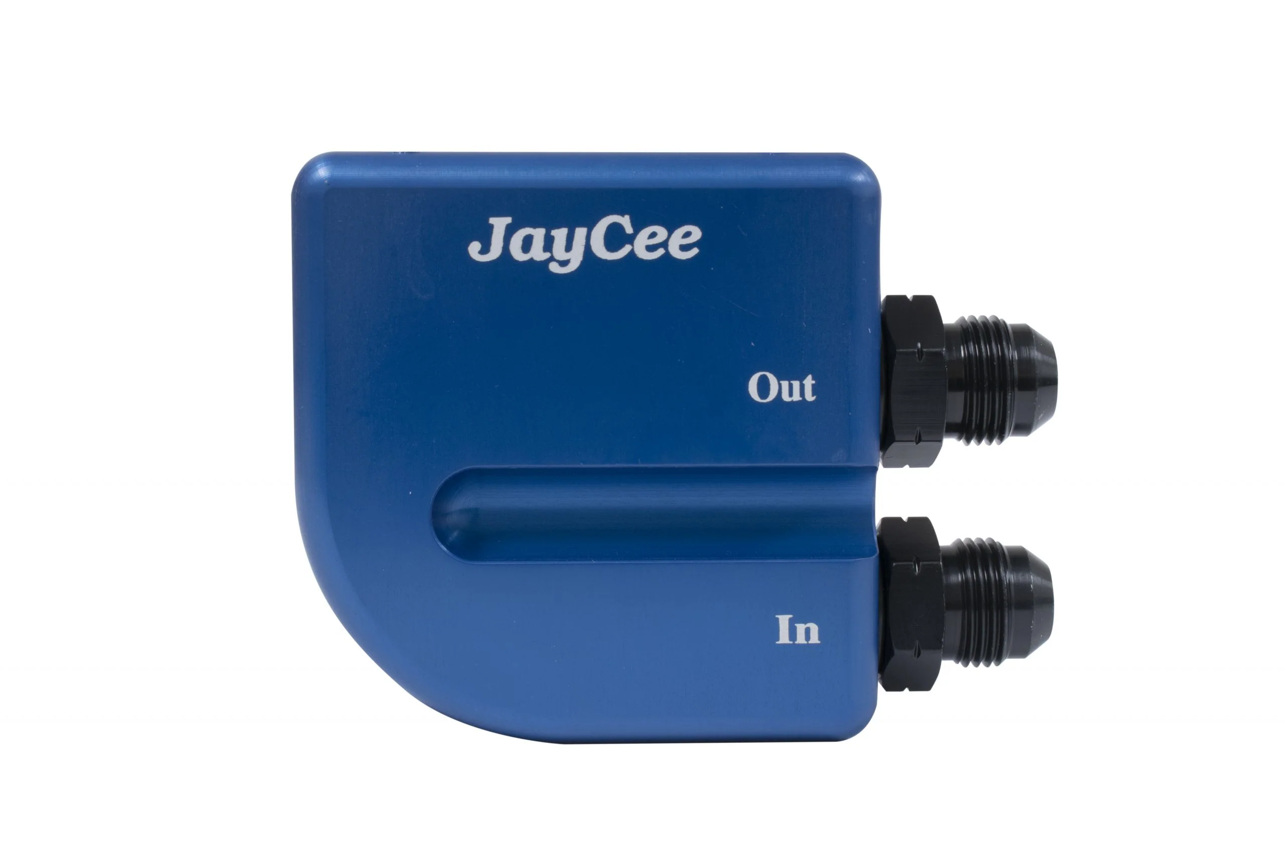 Billet Oil Manifold, Blue