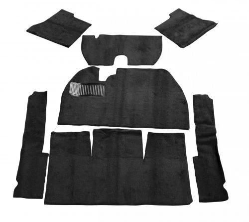 Black Carpet Kit 58-68, 7 Piece for VW Beetle - Image 5