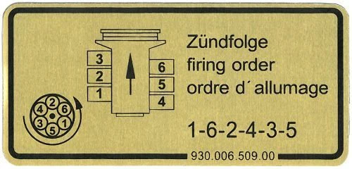 BODY DECAL FIRING ORDER 911