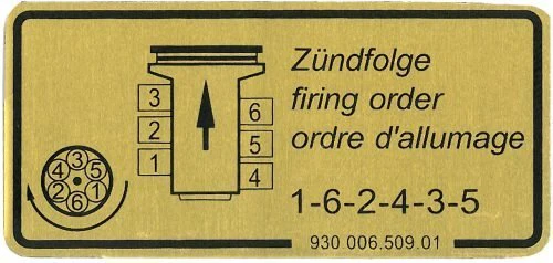BODY DECAL FIRING ORDER 911 - Image 2