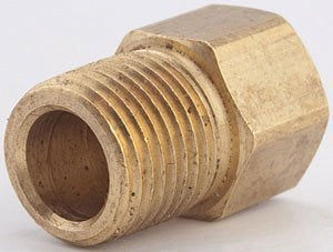 Brake Line Fittings, Brass, Package of 6