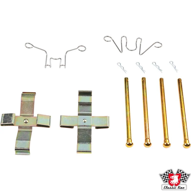 Brake pad Hardware Kit, Front, for Porsche 944 and 924S