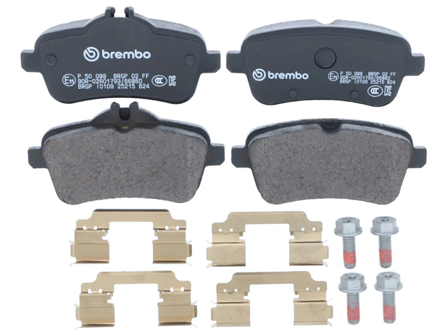 Brembo Rear Brake Pad Set for Mercedes-Benz CLA-Class/SLC-Class/SLK-Class & more (2012–2020)