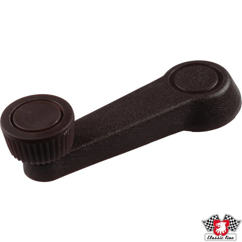 Brown Window Crank for VW Golf, Jetta, Scirocco, Transporter & Porsche 914/924/944/968