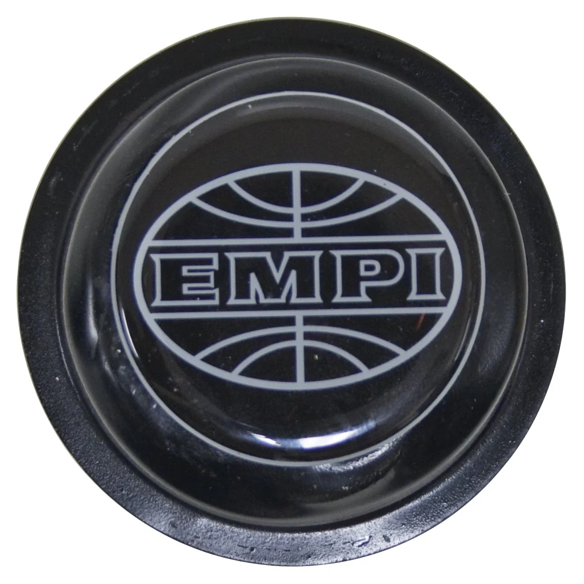 Cap Only with Black EMPI Logo, Black Metal with Metal Ring