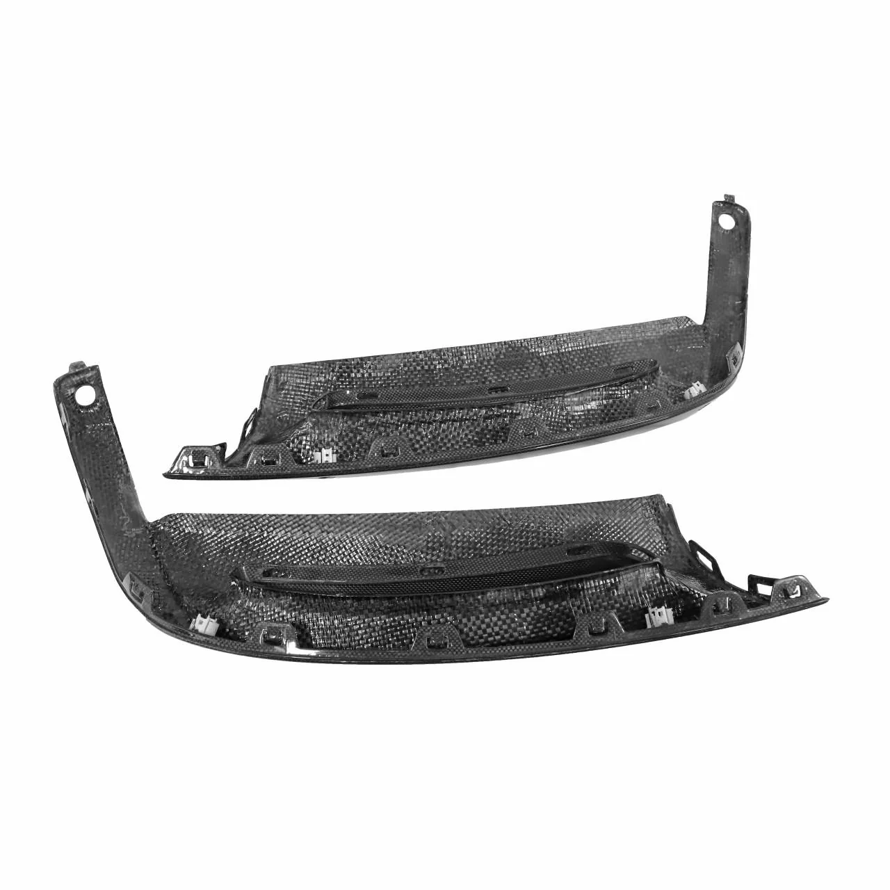 Carbon Fiber Right and Left Lower Rear Bumper Panel Finishers - Porsche 981 Boxster Cayman - Image 4