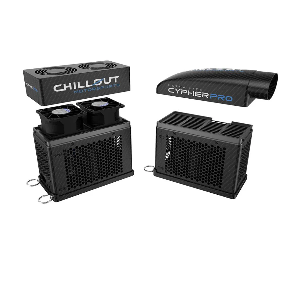 Competition Motorsport Chillout Cypher PRO Ultra-lite Carbon Fiber Micro Cooler - Image 10