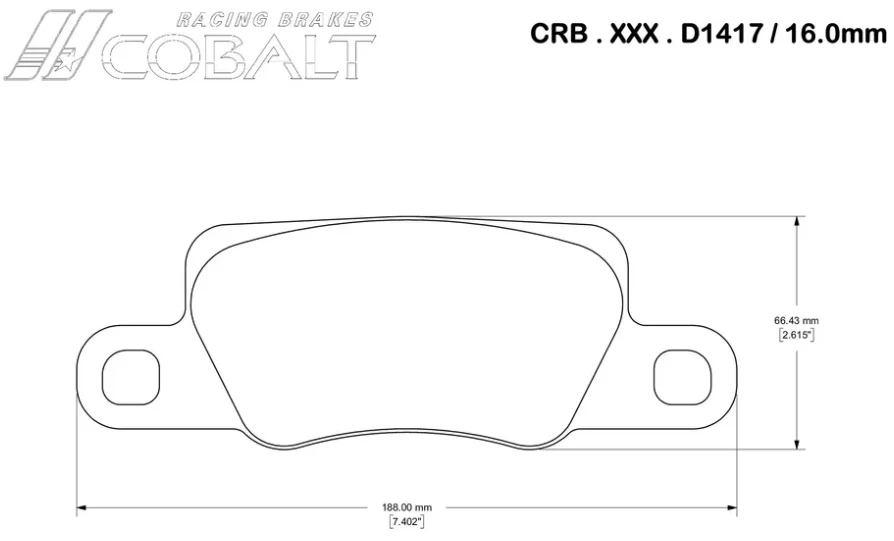 Cobalt XR1 Front/Rear Brake Pads for Porsche 991/992 - Image 2