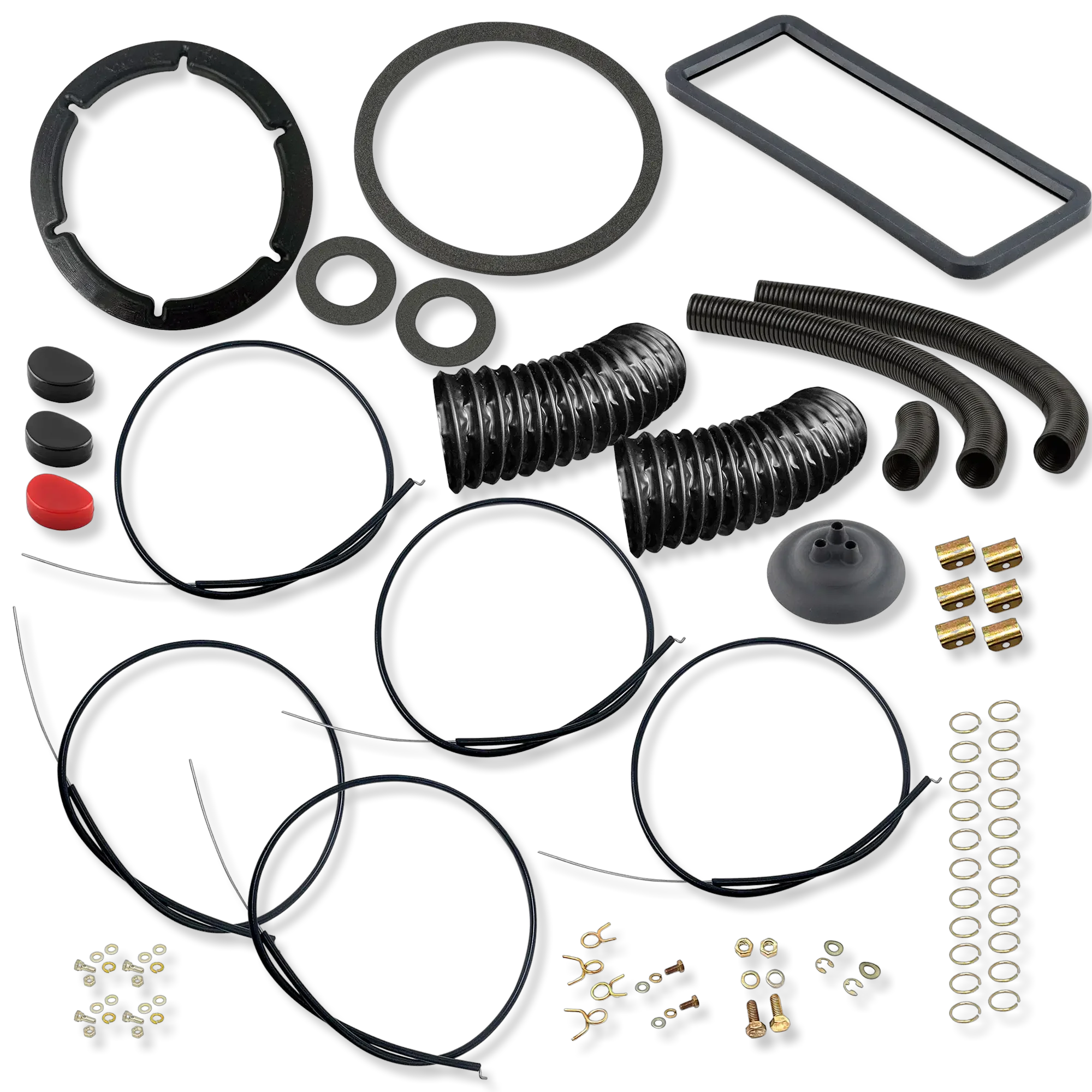 914 Rubber Complete Late Airbox Rebuild Kit for Porsche 914 (73-76)