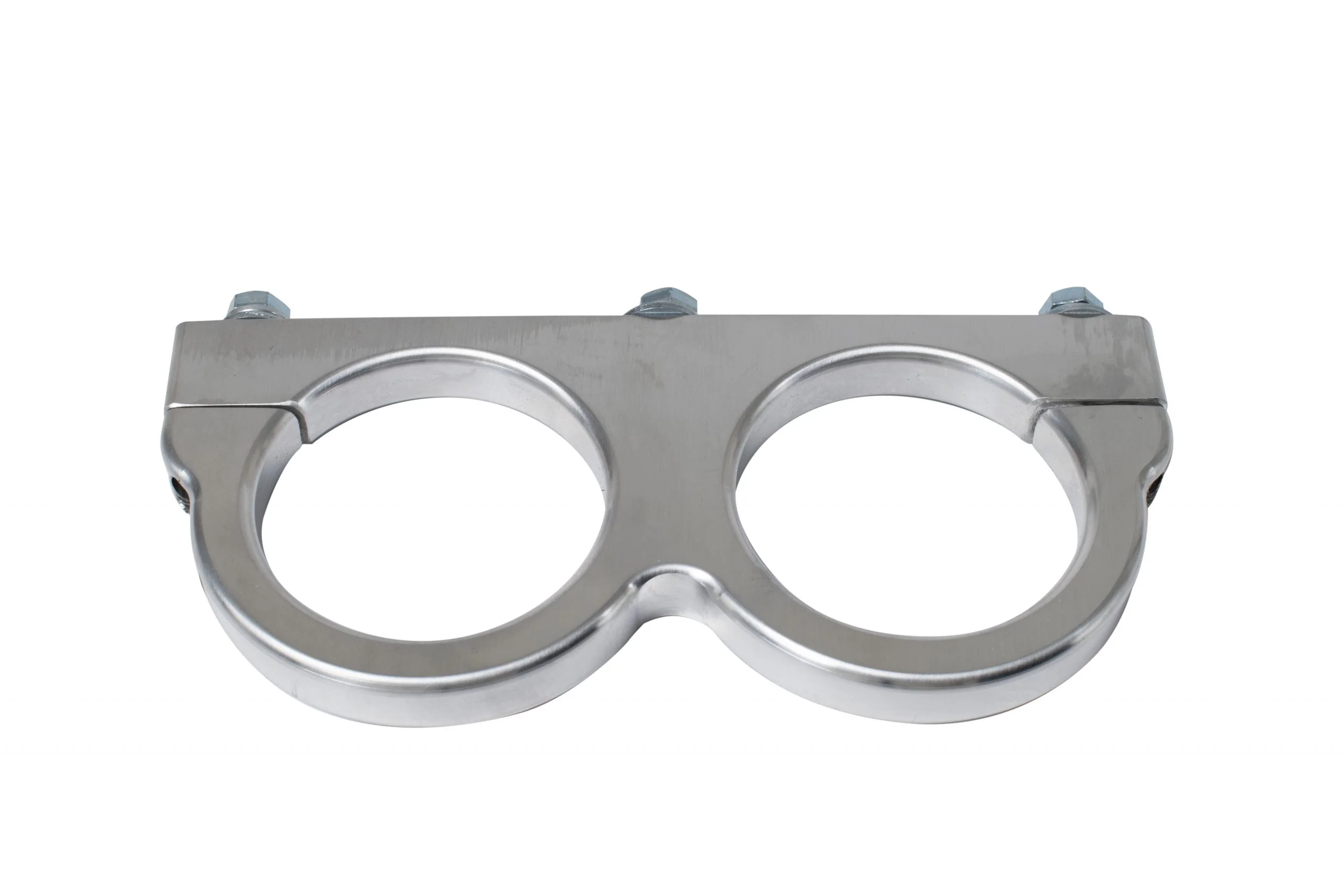 Dual Coil Clamp, Silver