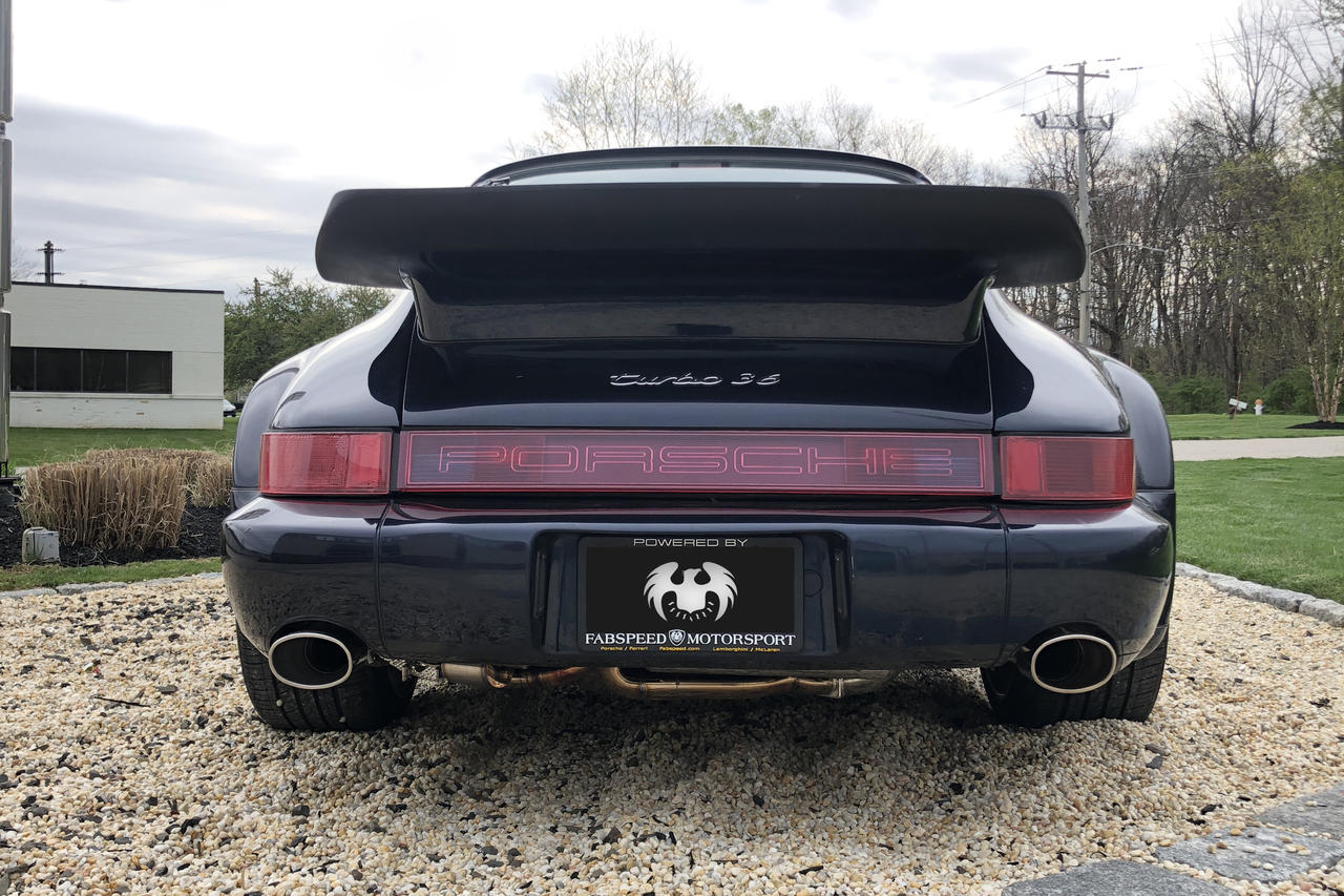 Fabspeed Porsche 964 Turbo 965 C2 Turbo Deluxe Oval Style Tips (1990-1994) - Image 2