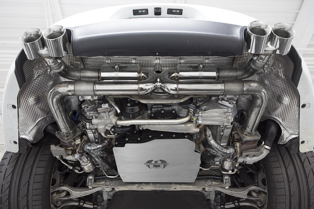 Fabspeed Porsche 991.2 Carrera Oil Pan Cover Skid Plate (2017-2019) - Image 4
