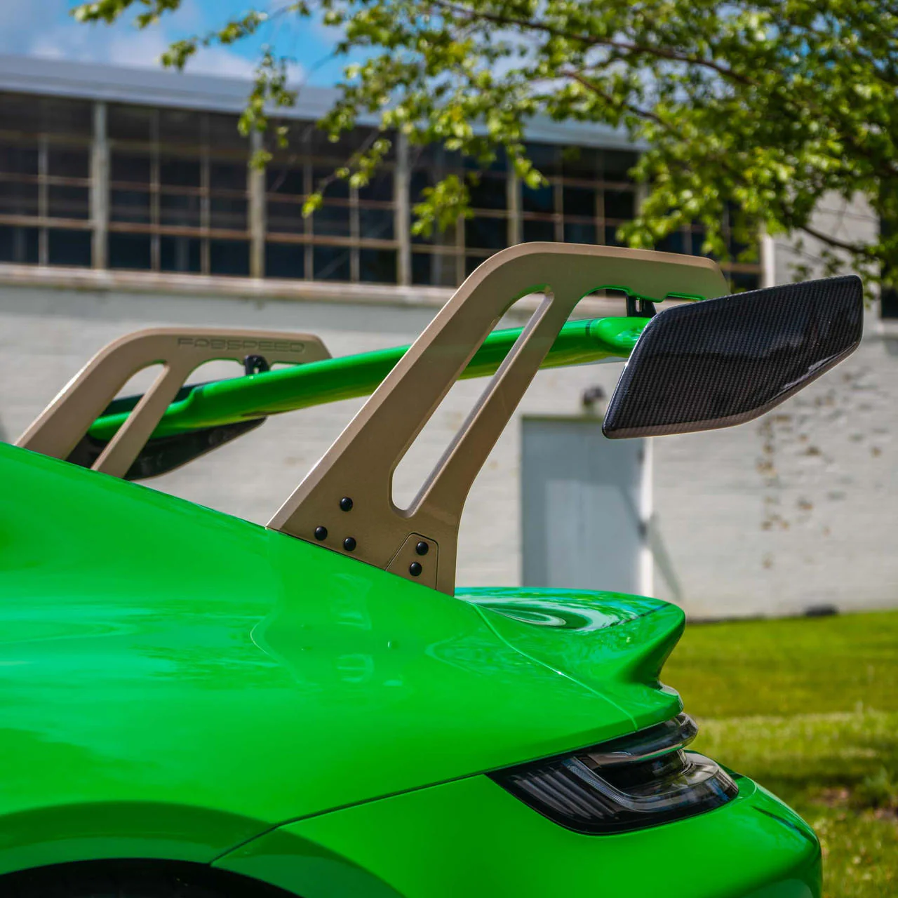 Fabspeed Porsche 992 GT3 Cup Car Style Wing Risers (2022+) - Image 6