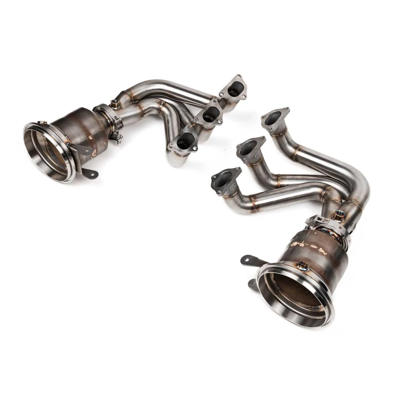 Fabspeed Porsche 992 GT3 / GT3 RS RENNKRAFT® US PATENTED Modular Street and Racing Headers with HJS Catalytic Converters (2022+) - Image 7