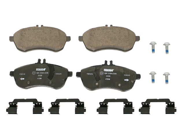 Ferodo Brake Pad Set for Mercedes-Benz C250/C300/SLK250 (2008–2015)