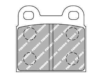 Ferodo Front/Rear Brake Pad Set FCP0003 for Porsche 356/904/911/912/914-4