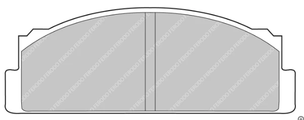Ferodo Front Brake Pad Set FCP0022 for Porsche/Audi/BMW Motorsport Applications