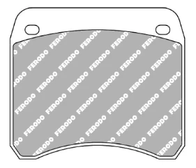 Ferodo Front/Rear Brake Pad Set FCP0342 for Rover Mini Cooper 10 wheel