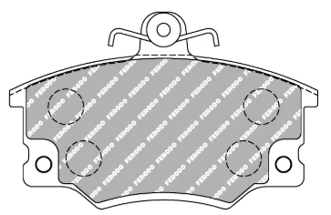 Ferodo Front Brake Pad Set FCP0370 for Porsche/Audi/BMW Motorsport Applications