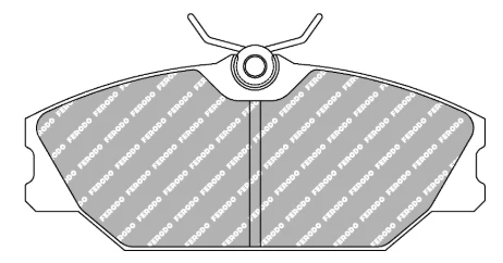 Ferodo Front Brake Pad Set FCP0406 for Porsche/Audi/BMW Motorsport Applications