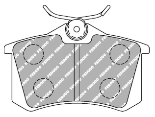 Ferodo Rear Brake Pad Set FCP0541 for Porsche/Audi/BMW Motorsport Applications