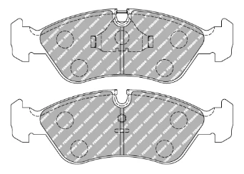 Ferodo Front Brake Pad Set FCP0584 for Porsche/Audi/BMW Motorsport Applications