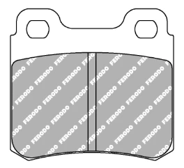 Ferodo Rear Brake Pad Set FCP0586 for Porsche/Audi/BMW Motorsport Applications