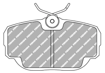 Ferodo Front Brake Pad Set FCP0660 for Porsche/Audi/BMW Motorsport Applications