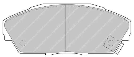 Ferodo Front Brake Pad Set FCP0748 for Porsche/Audi/BMW Motorsport Applications