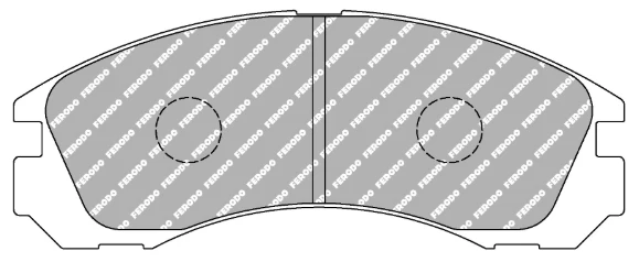 Ferodo Front Brake Pad Set FCP0765 for Porsche/Audi/BMW Motorsport Applications