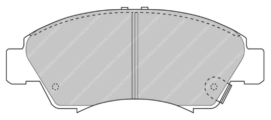 Ferodo Front Brake Pad Set FCP0777 for Porsche/Audi/BMW Motorsport Applications