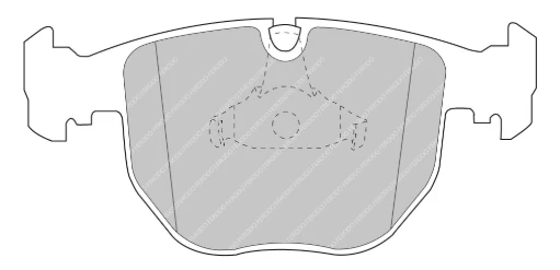 Ferodo Brake Pad Set FCP0997 for Porsche/Audi/BMW Motorsport Applications