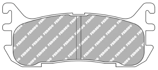 Ferodo Brake Pad Set FCP1012 for Porsche/Audi/BMW Motorsport Applications