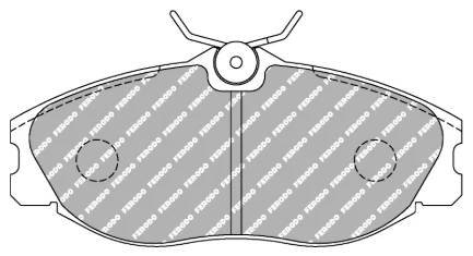 Ferodo Brake Pad Set FCP1063 for Porsche/Audi/BMW Motorsport Applications