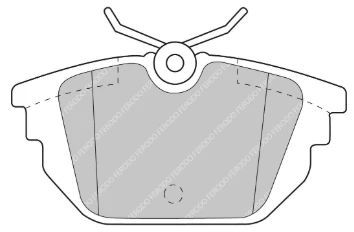 Ferodo Brake Pad Set FCP1113 for Porsche/Audi/BMW Motorsport Applications
